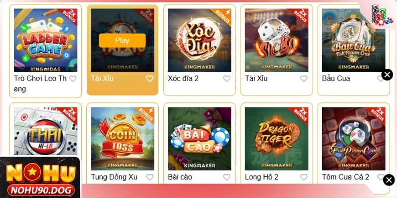 Top game bài được người chơi ưa chuộng nhất