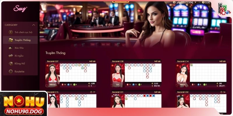 Đôi nét về sảnh casino NOHU90